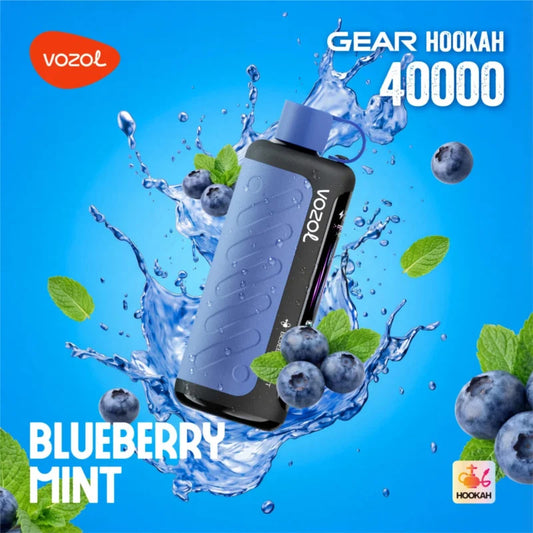 Vozol Gear Hookah 40K Puffs Blueberry Mint
