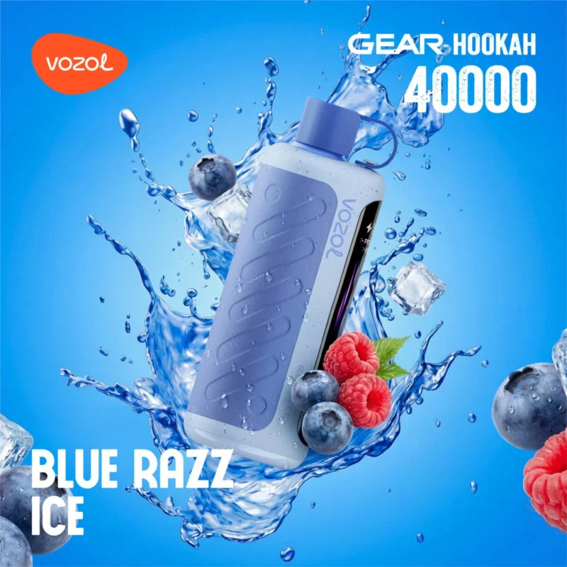 Vozol Vape 40K Züge Blue Razz Ice Dual Mesh