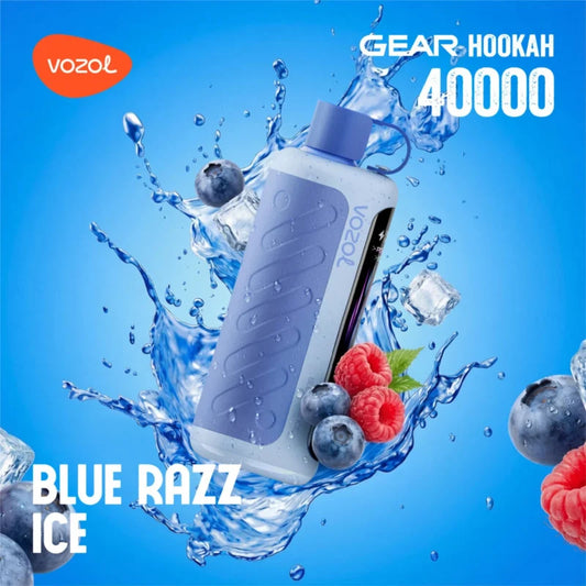 Vozol Vape 40K Züge Blue Razz Ice Dual Mesh
