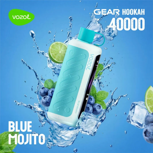 Blue Mojito Geschmack Vozol Gear Hookah 40K Vape