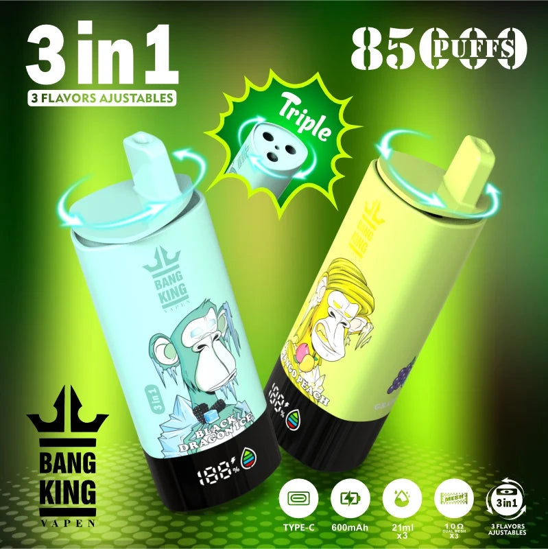 Bang King 85000 Triple 3-in-1 Geschmack