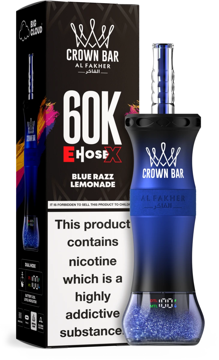 Al Fakher Vape 60K Züge Blue Razz Lemonade