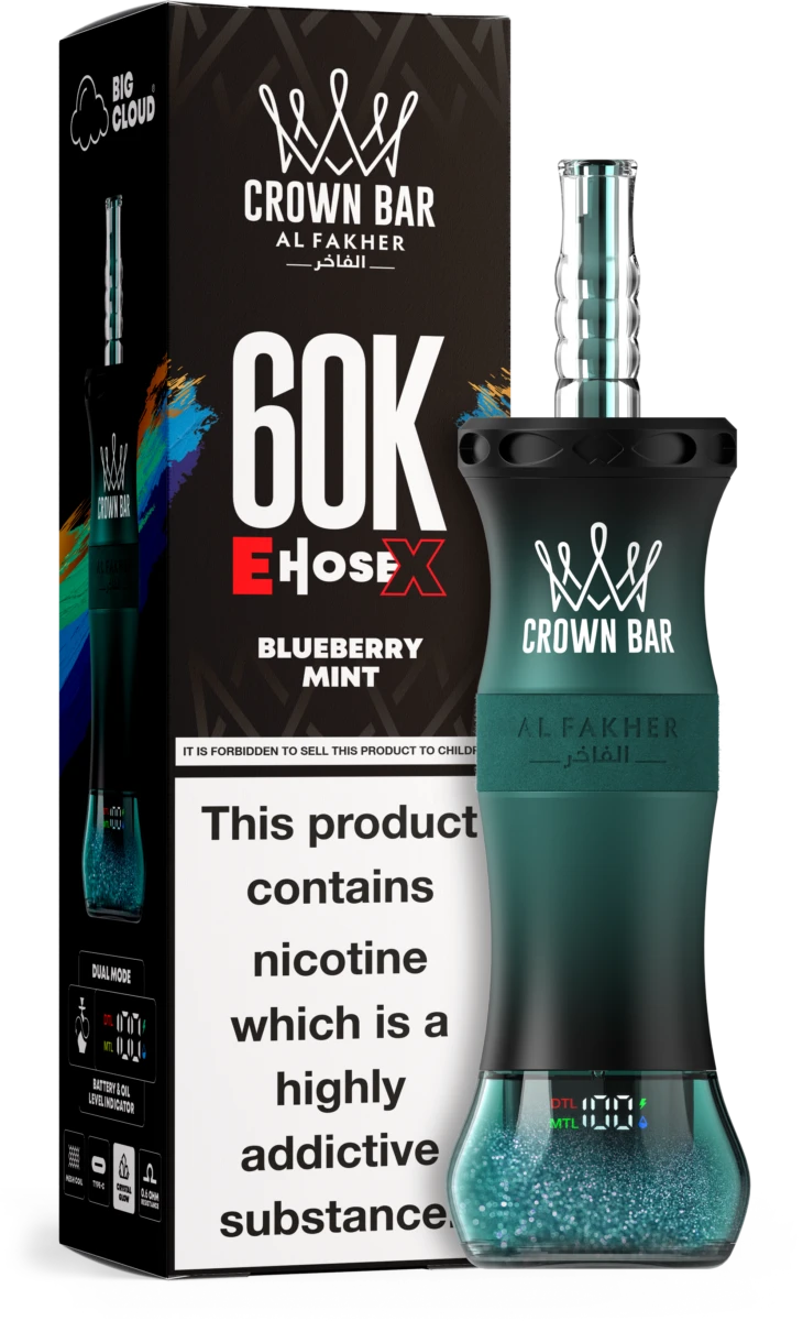 Blueberry Mint Geschmack Al Fakher E-Hose X 60K Vape