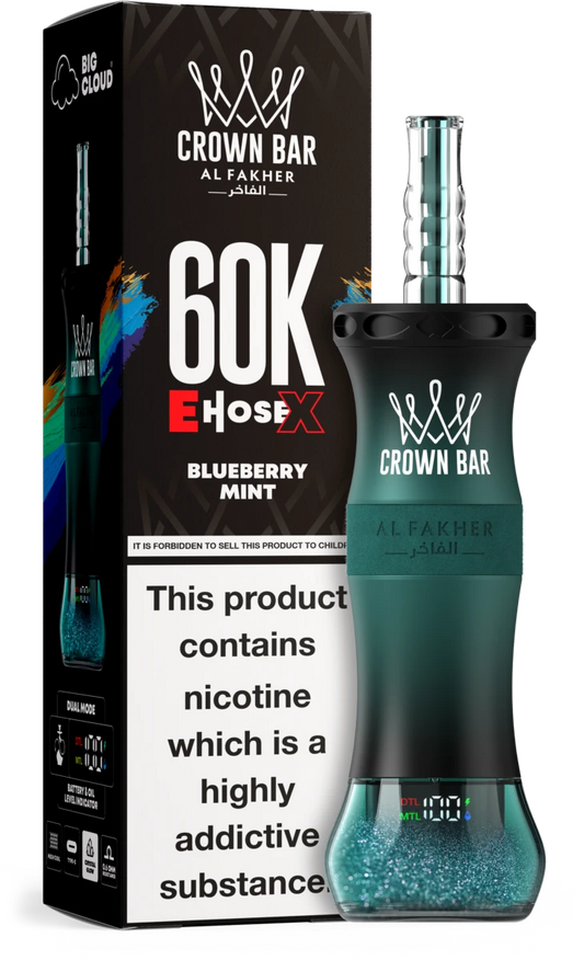 Blueberry Mint Geschmack Al Fakher E-Hose X 60K Vape