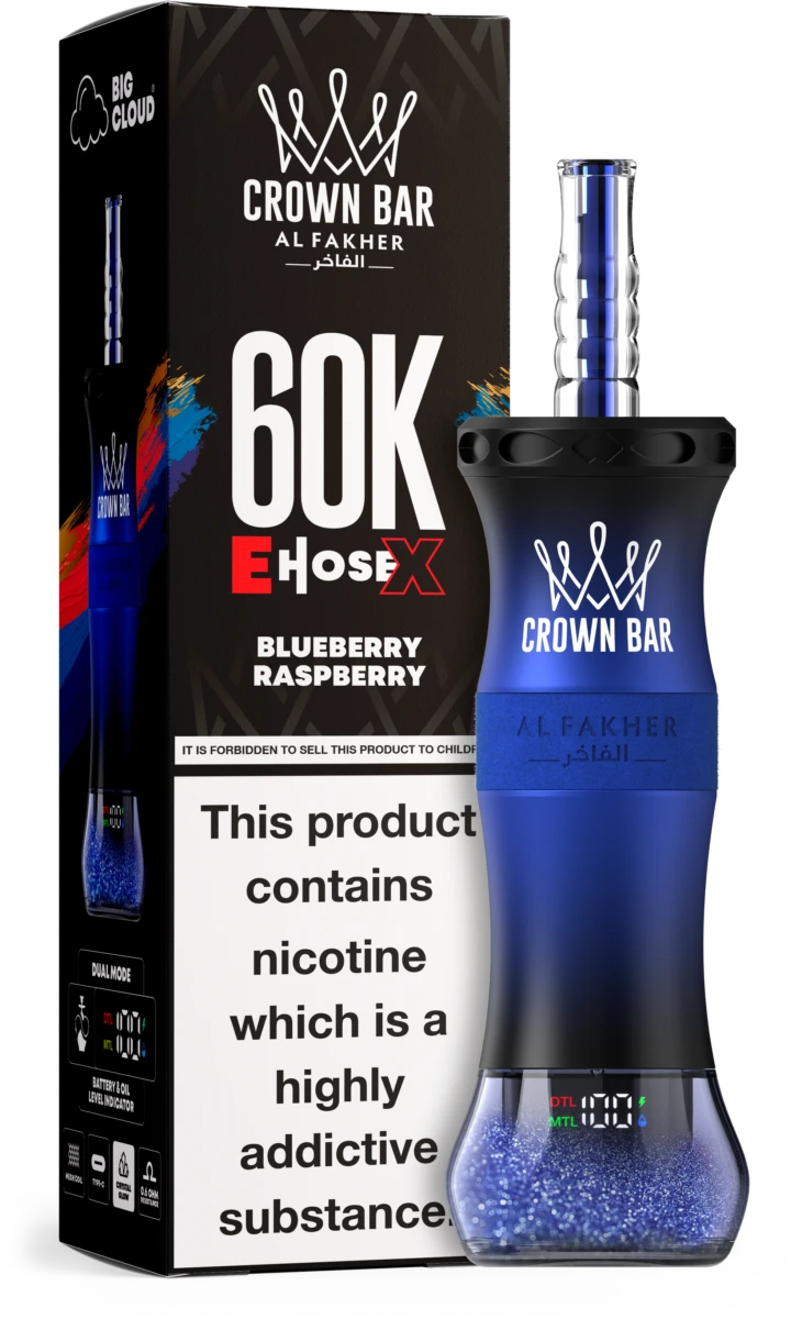 Al Fakher Vape 60K Züge Blueberry Raspberry