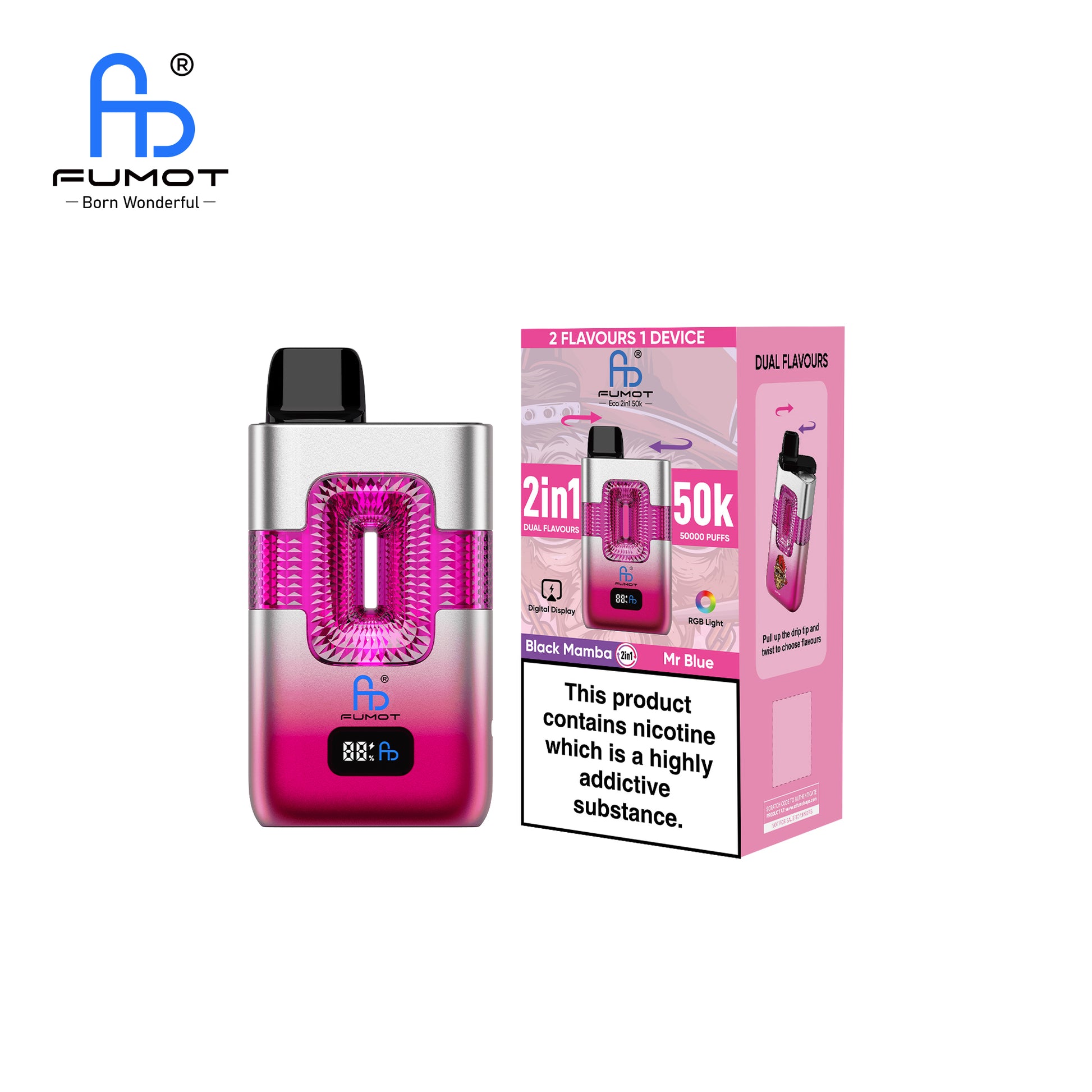 RandM Tornado 50K Black Mamba & Mr Blue ECO 2IN1 50K Vape Randmtornadovape RandM Tornado 50K Black Mamba & Mr Blue ECO 2IN1 50K Vape Randmtornadovape