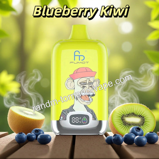 Blueberry Kiwi RandM Tornado 12000