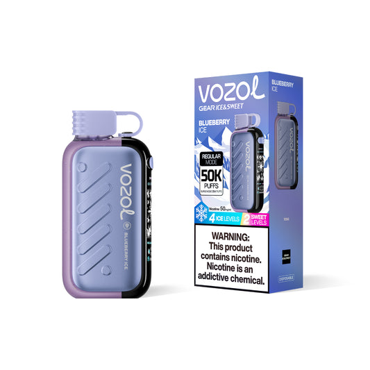 Triple-Mesh-Coils VOZOL Gear 50000 Blueberry Ice
