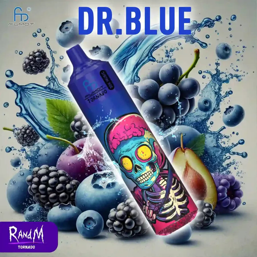 30000 Züge Dr Blue RandM Vape
