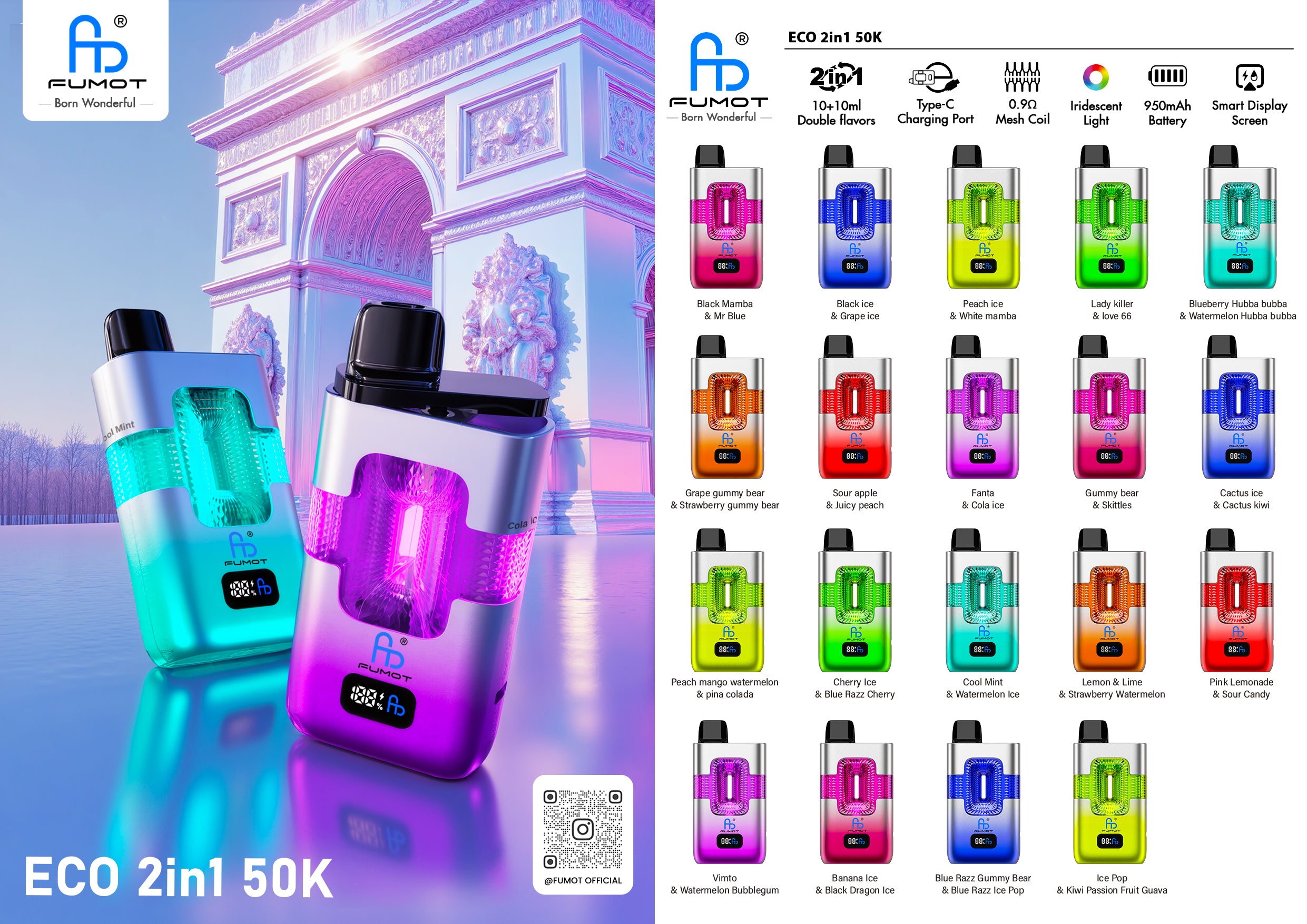 FUMOT ECO 2in1 50K
