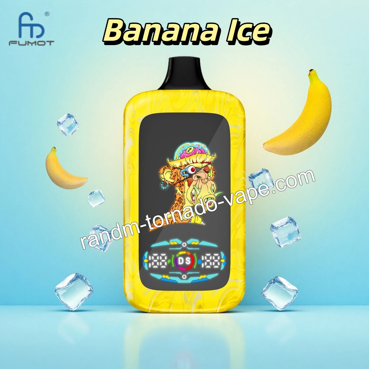 40K Puffs Banana Ice Fumot Randm Digital Monkey 
