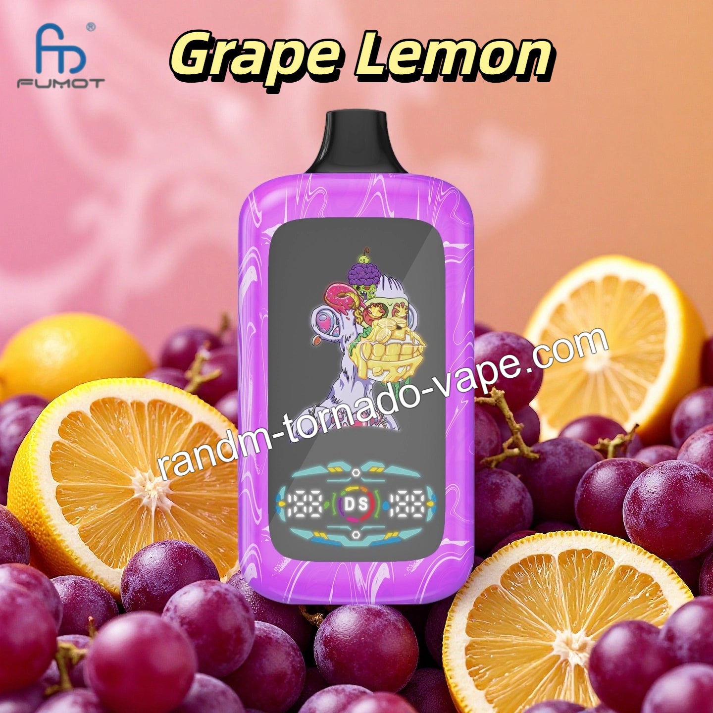 Randm Digital Monkey 20000/40000 Puffs Grape Lemon