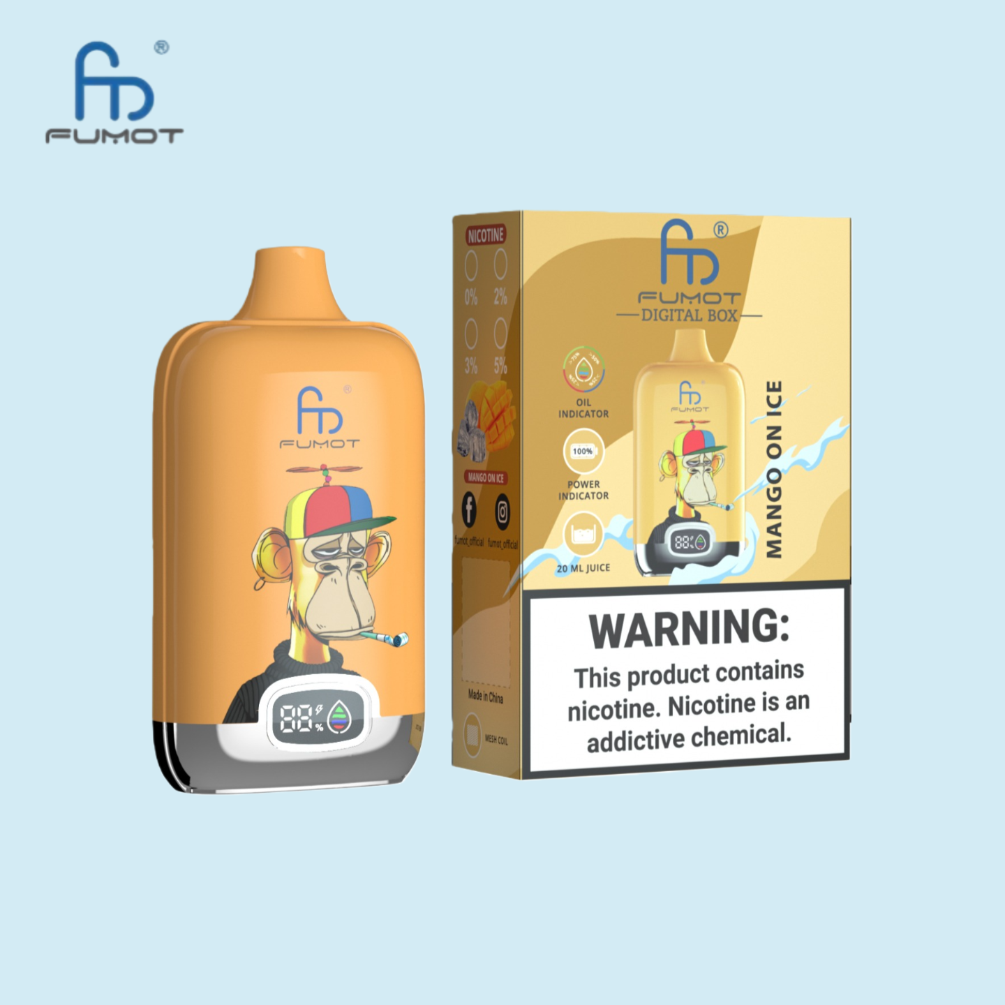 RandM Digital Box 12000 Mango On Ice