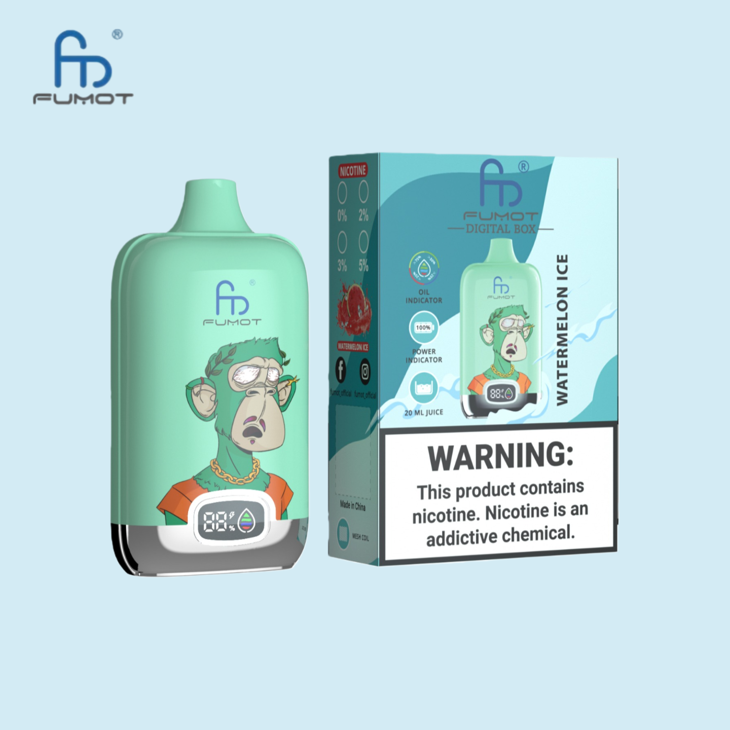 RandM Tornado 12000 Züge Watermelon Ice