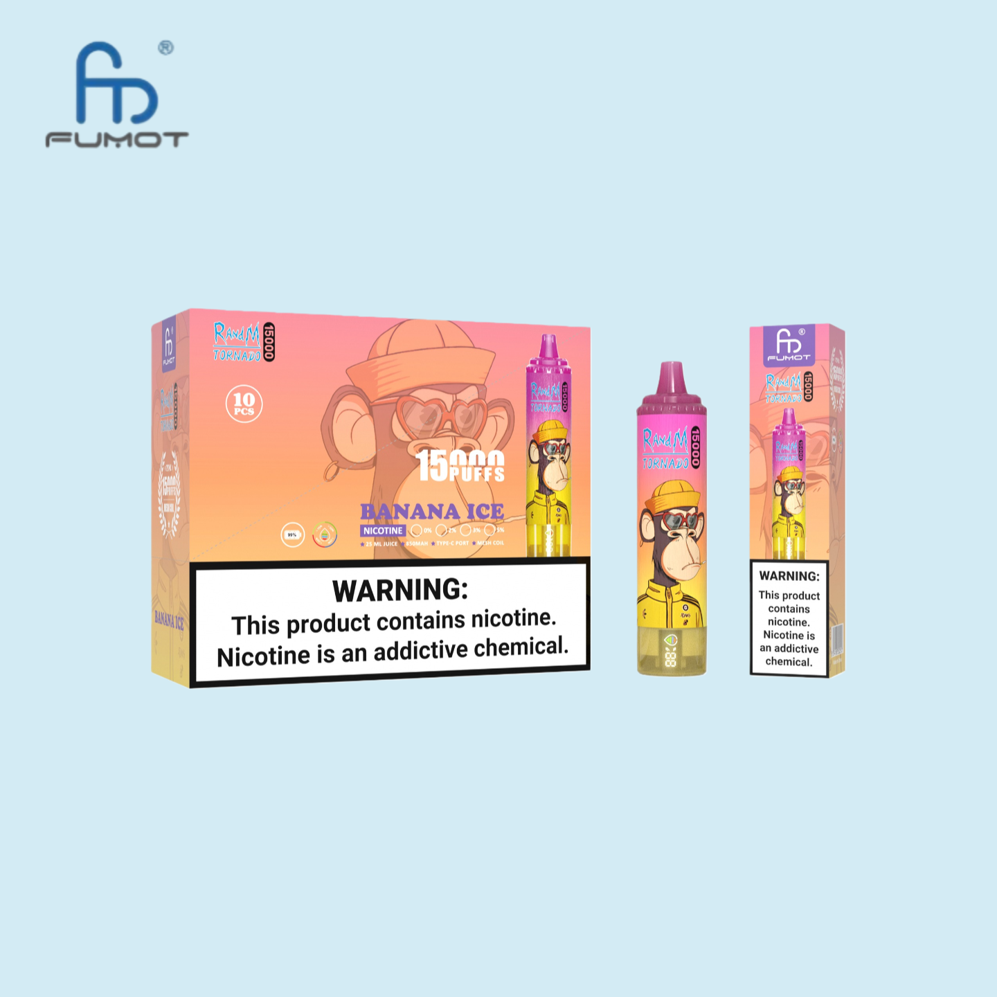 Fumot 15000 Banana ice vape
