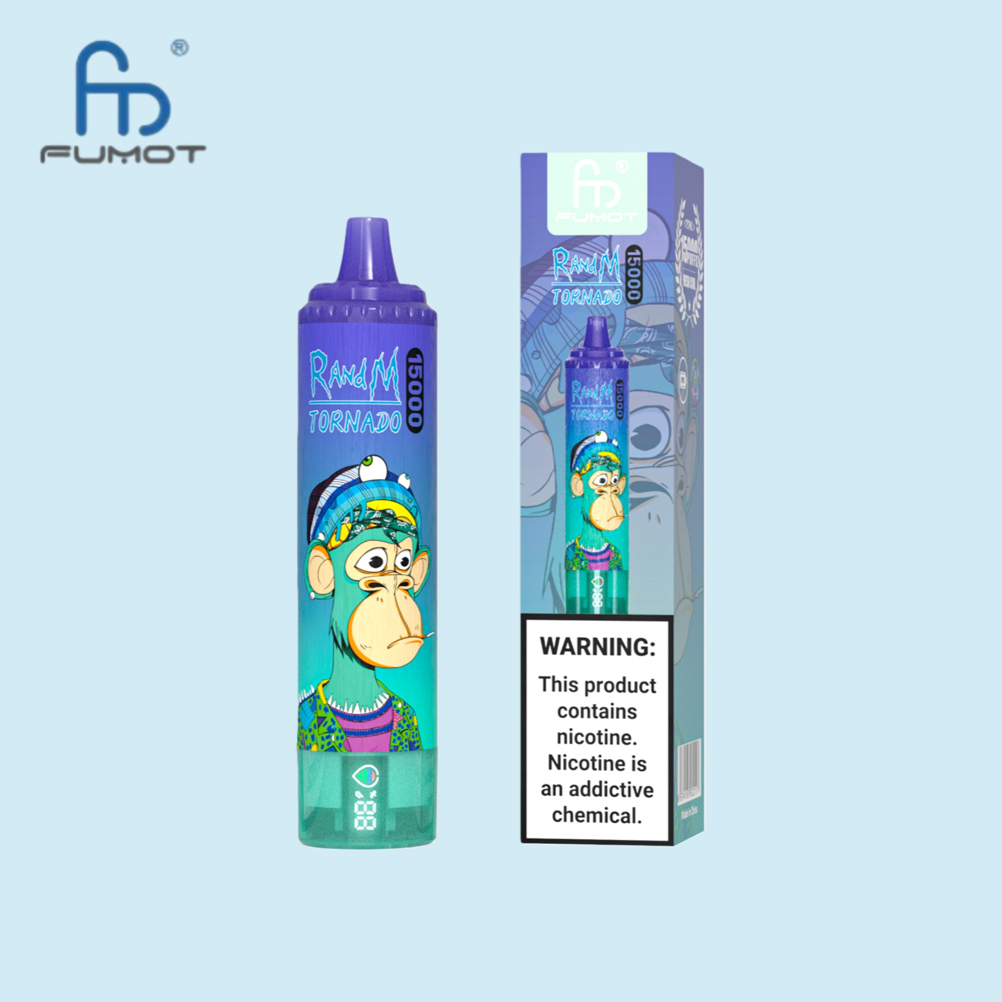 Tornado 15000 Züge Blueberry On Ice