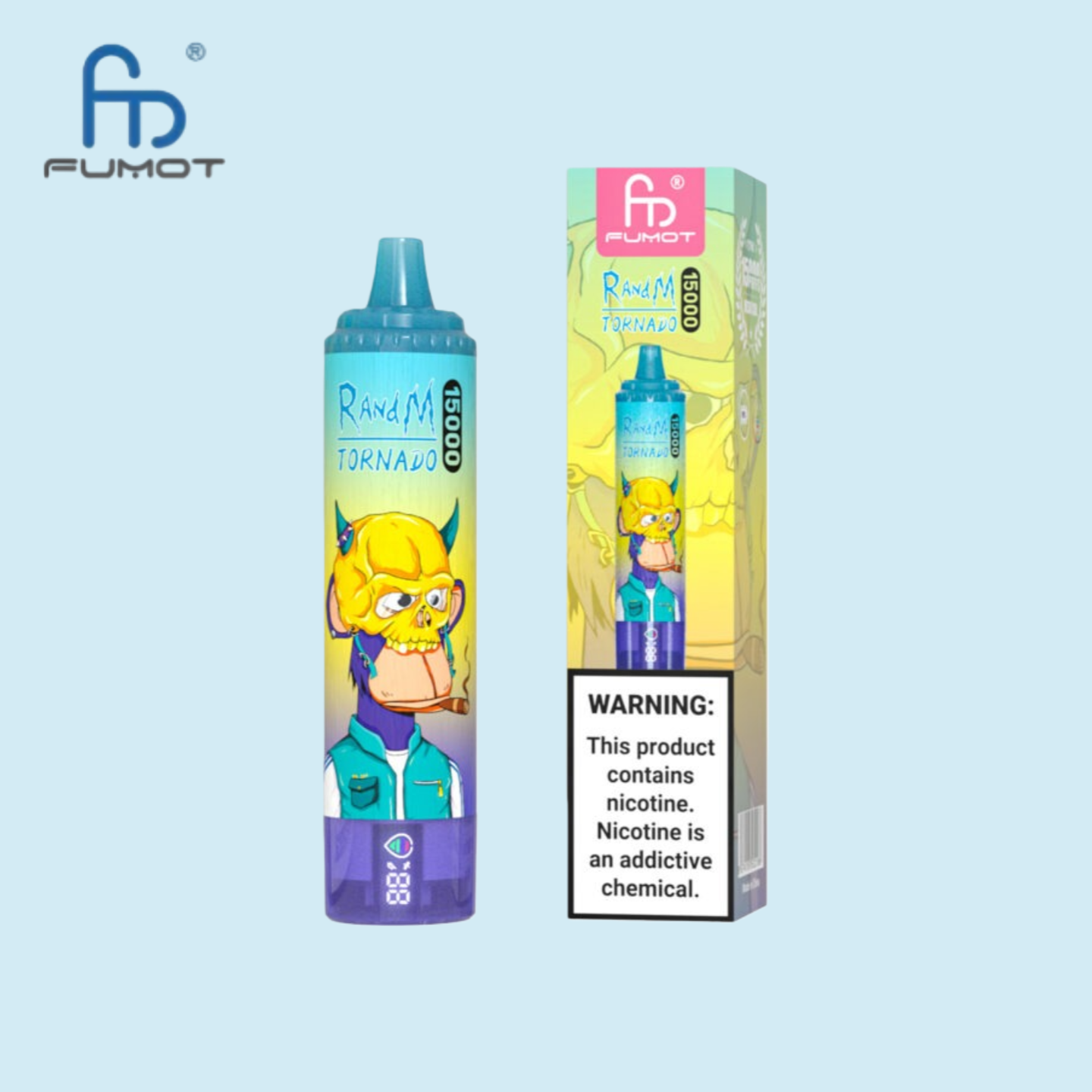 RandM Tornado 15000 Puffs Vape Grape Ice