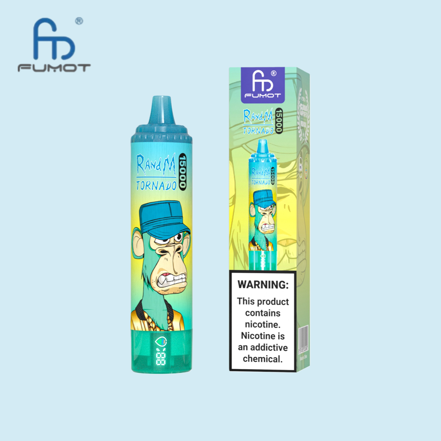 RandM Tornado 15000 Züge Vape Kiwi Passion Fruit Guava