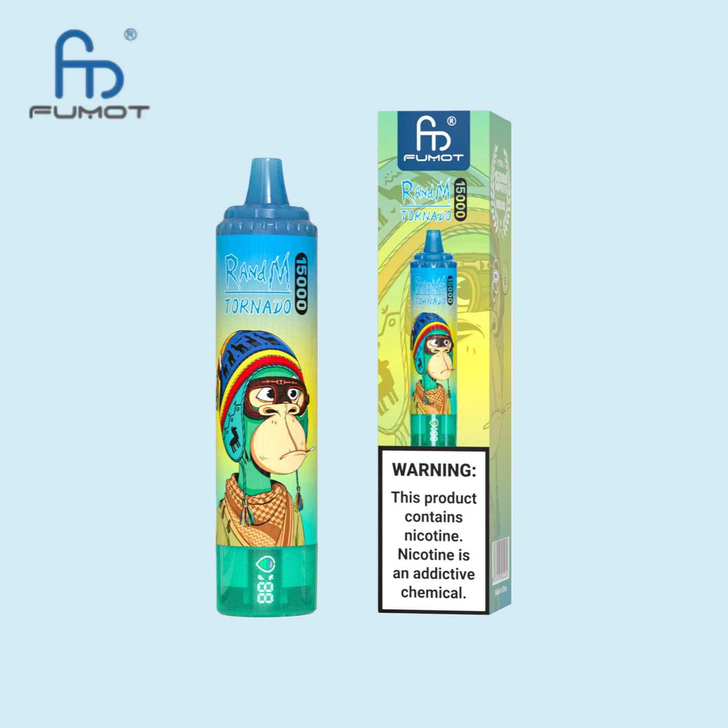 Fumot 15000 Züge Blue Razz Lemonade