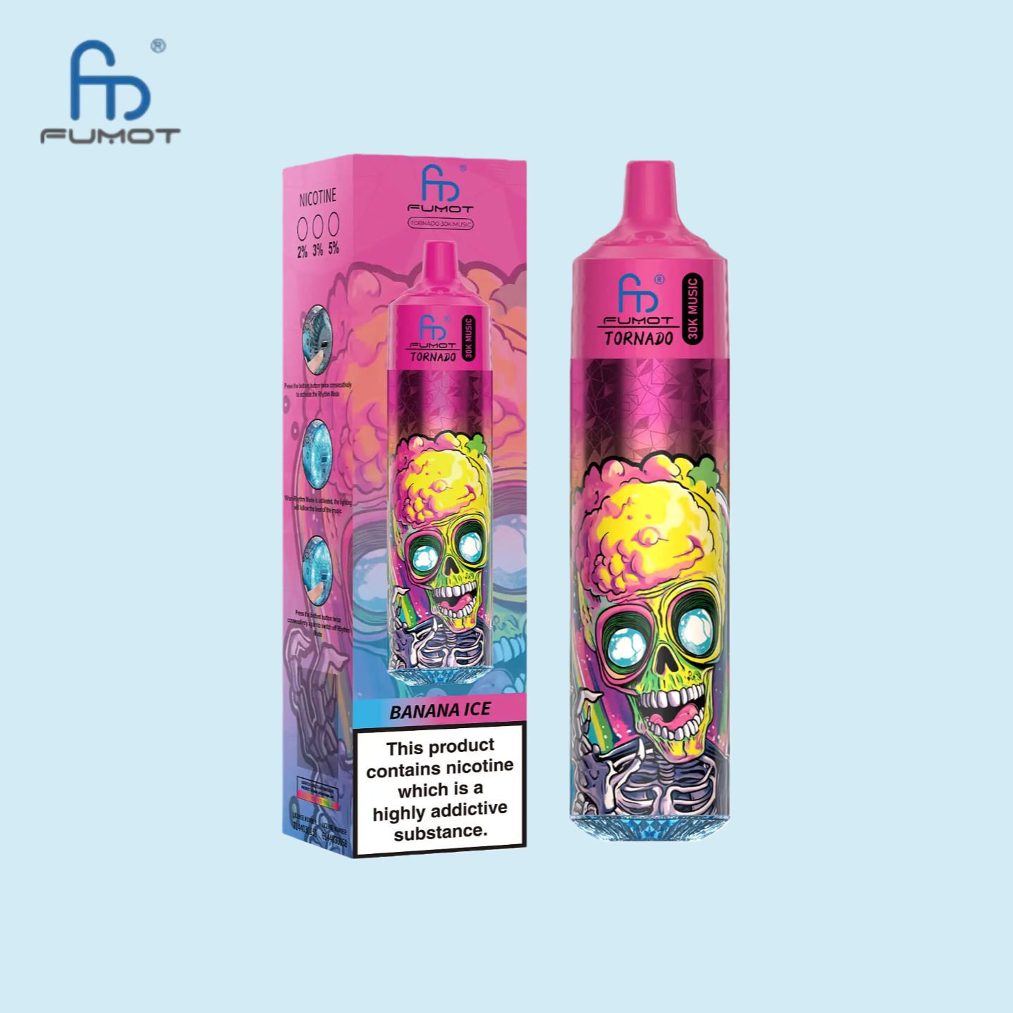 RandM Tornado 30000 Banana Ice