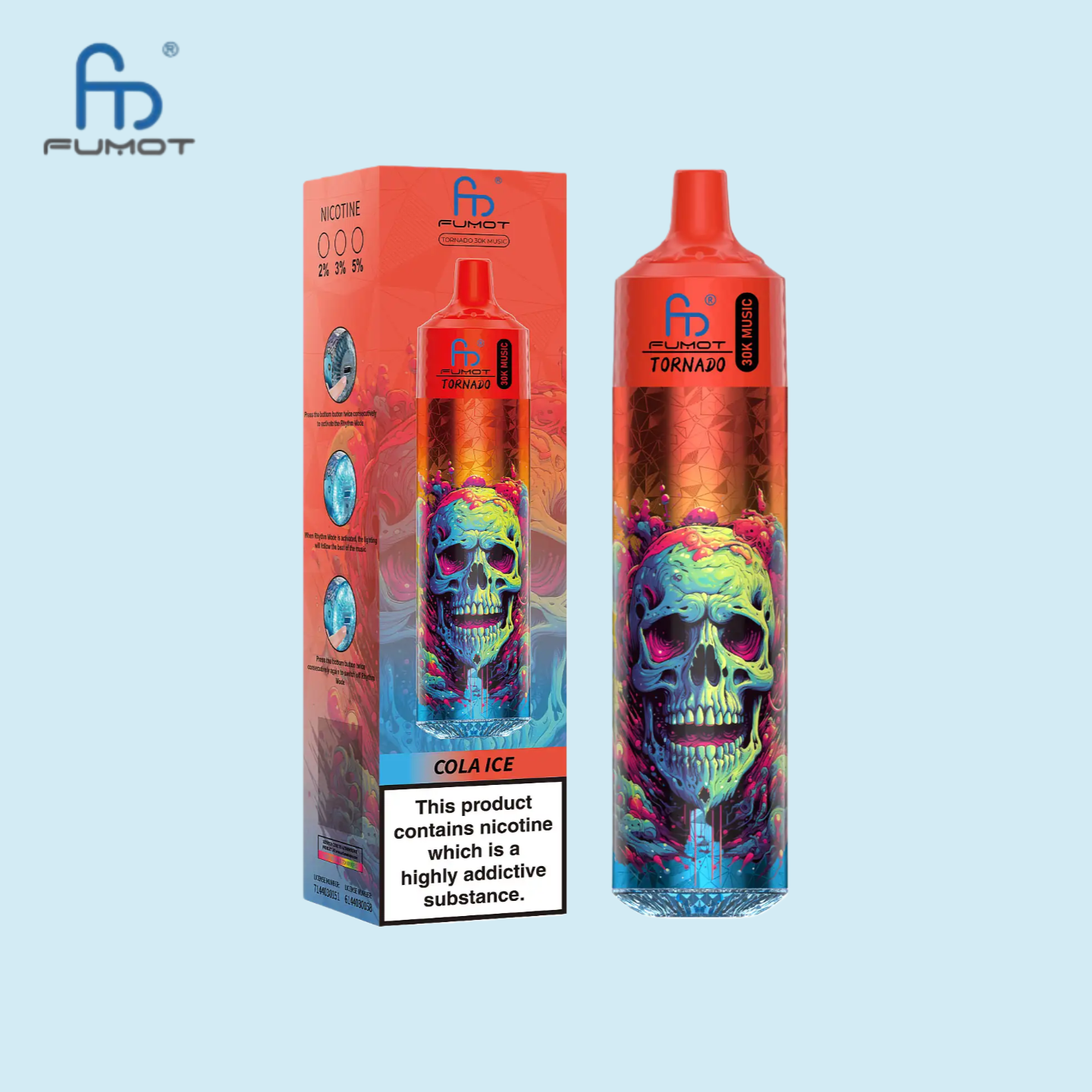 Randm Tornado 30000 Züge Cola Ice