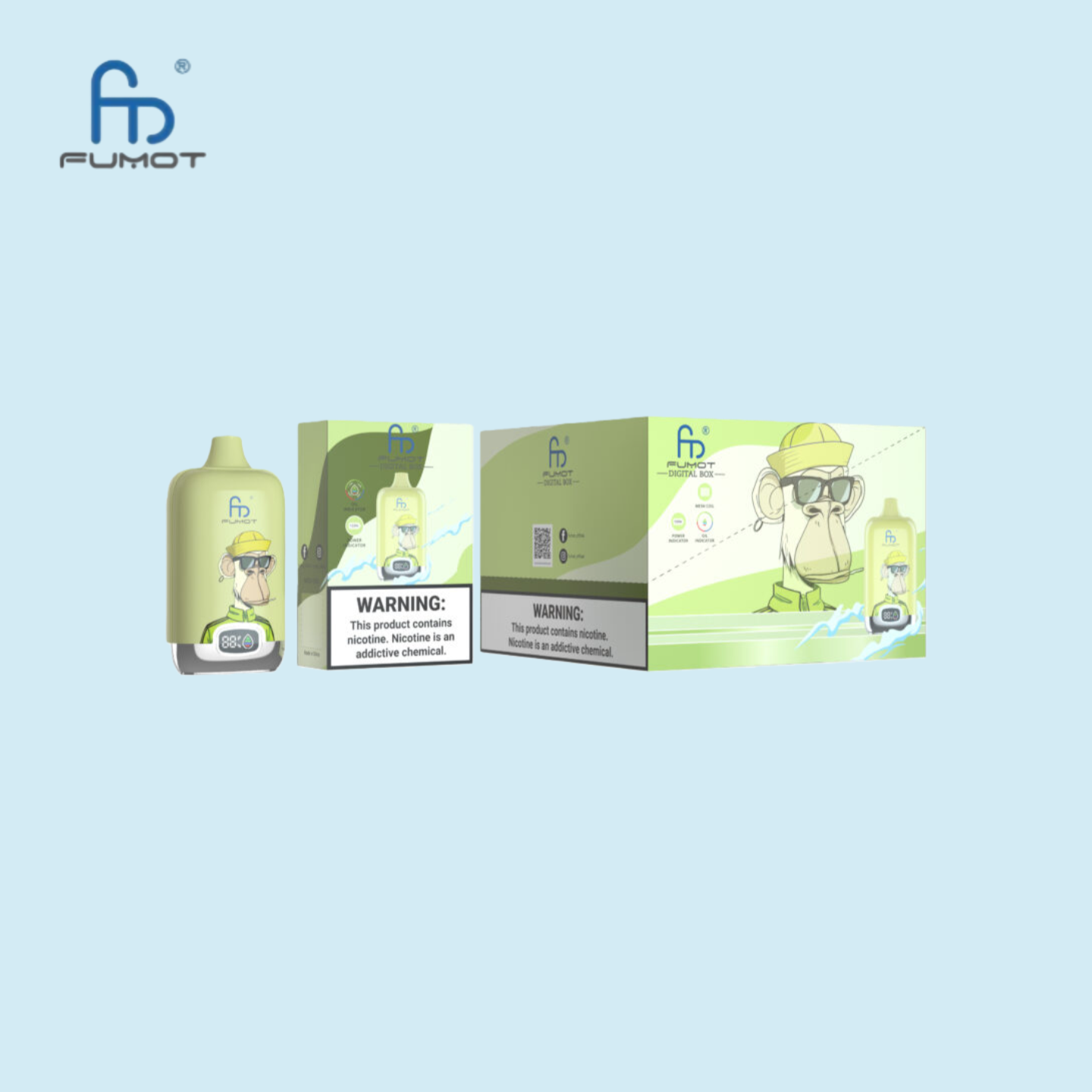 Fumot RandM Tornado 12000 Kiwi Passion Fruit Guava