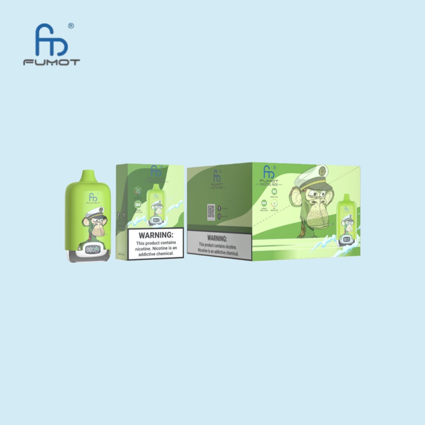 Fumot RandM Digital Box 12000 Raspberry Watermelon