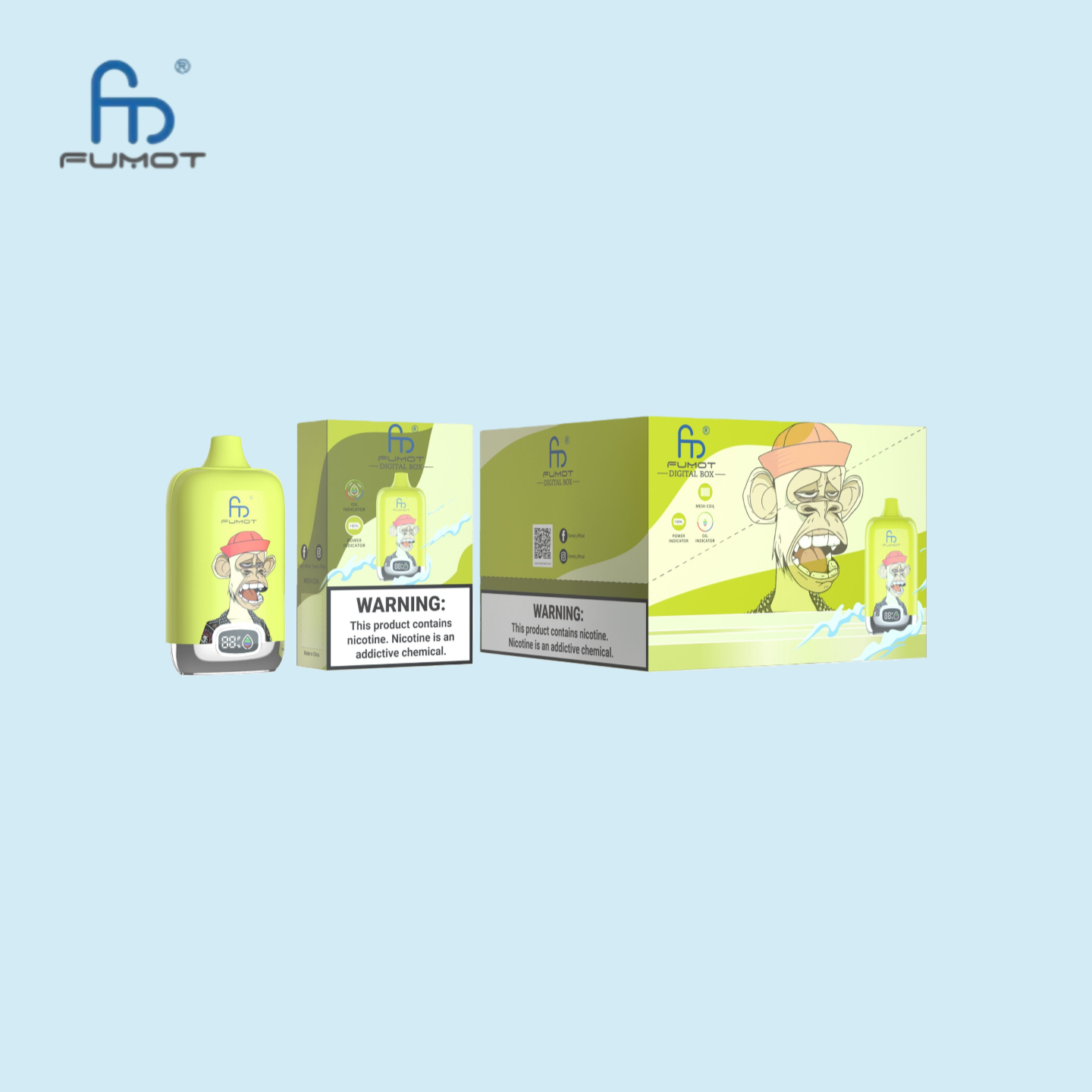 Fumot 12000 Puffs Strawberry Kiwi