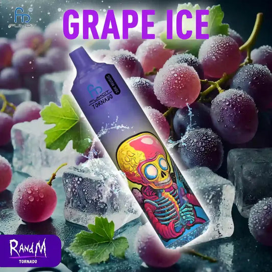 Grape Ice RandM Tornado Vape 30000 Puffs