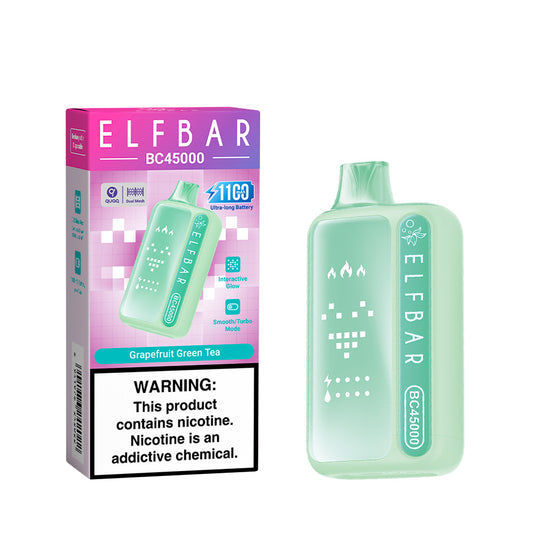 Elf Bar BC45000 Grapefruit Green Tea – Herbe Grapefruit trifft auf feine Grüntee-Noten