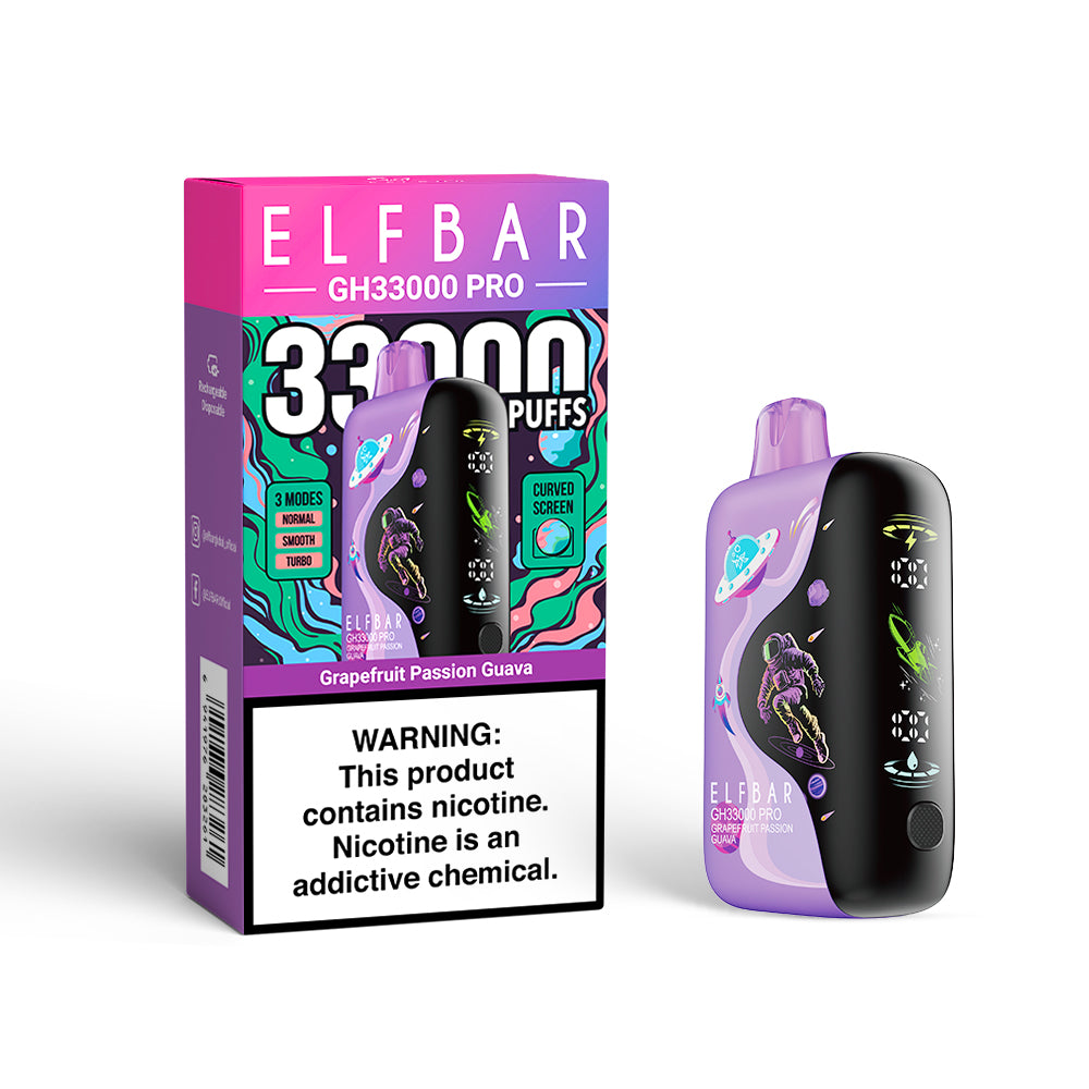 Elf Bar GH33000 Pro Vape Grapefruit Passion Guava