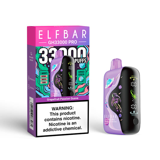 Elf Bar GH33000 Pro Vape Grapefruit Passion Guava