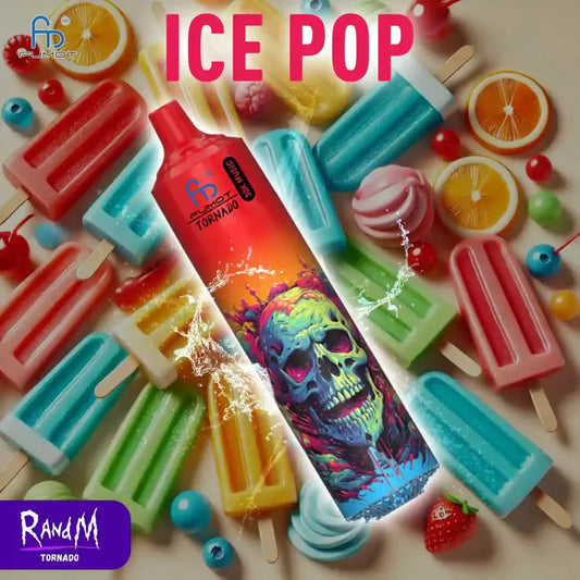 30000 Puffs Ice Pop Beeindruckende RGB-Lichtshow