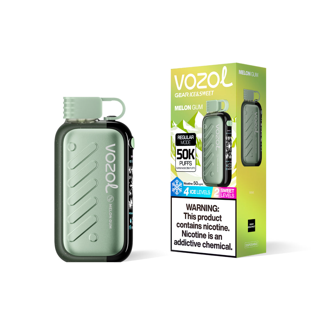 VOZOL Gear 50000 bouffées Melon Gum 30 ml E-liquide