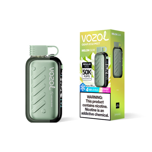 VOZOL Gear 50000 Züge Melon Gum 30 ml E-Liquid