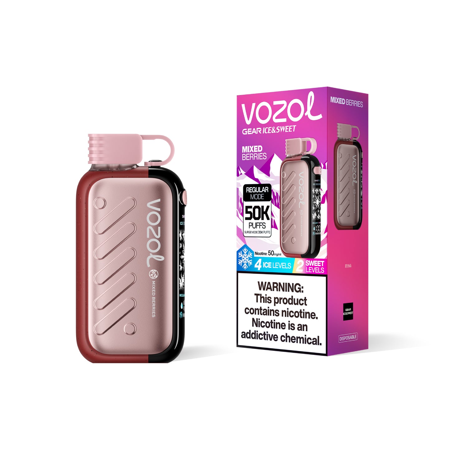 VOZOL Gear 50000 Vape Saveur Baies Mixtes