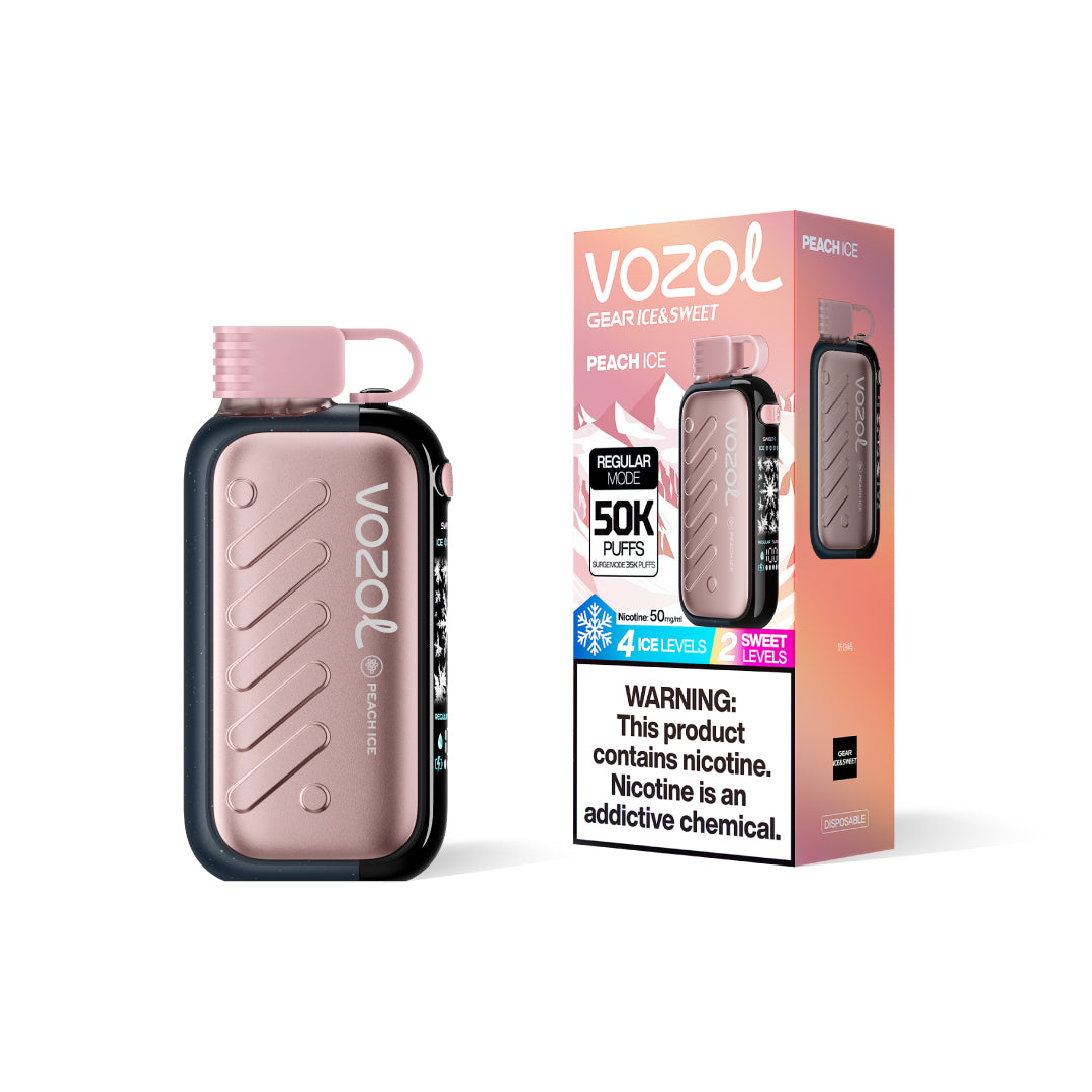 VOZOL Gear 50000 bouffées Pêche Glacée