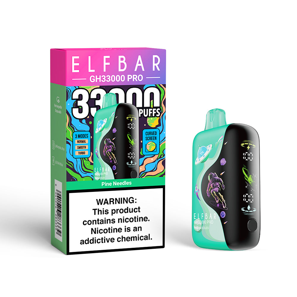 33000 Züge Pine Needles Elf Bar Vape