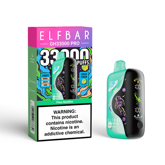 33000 Züge Pine Needles Elf Bar Vape