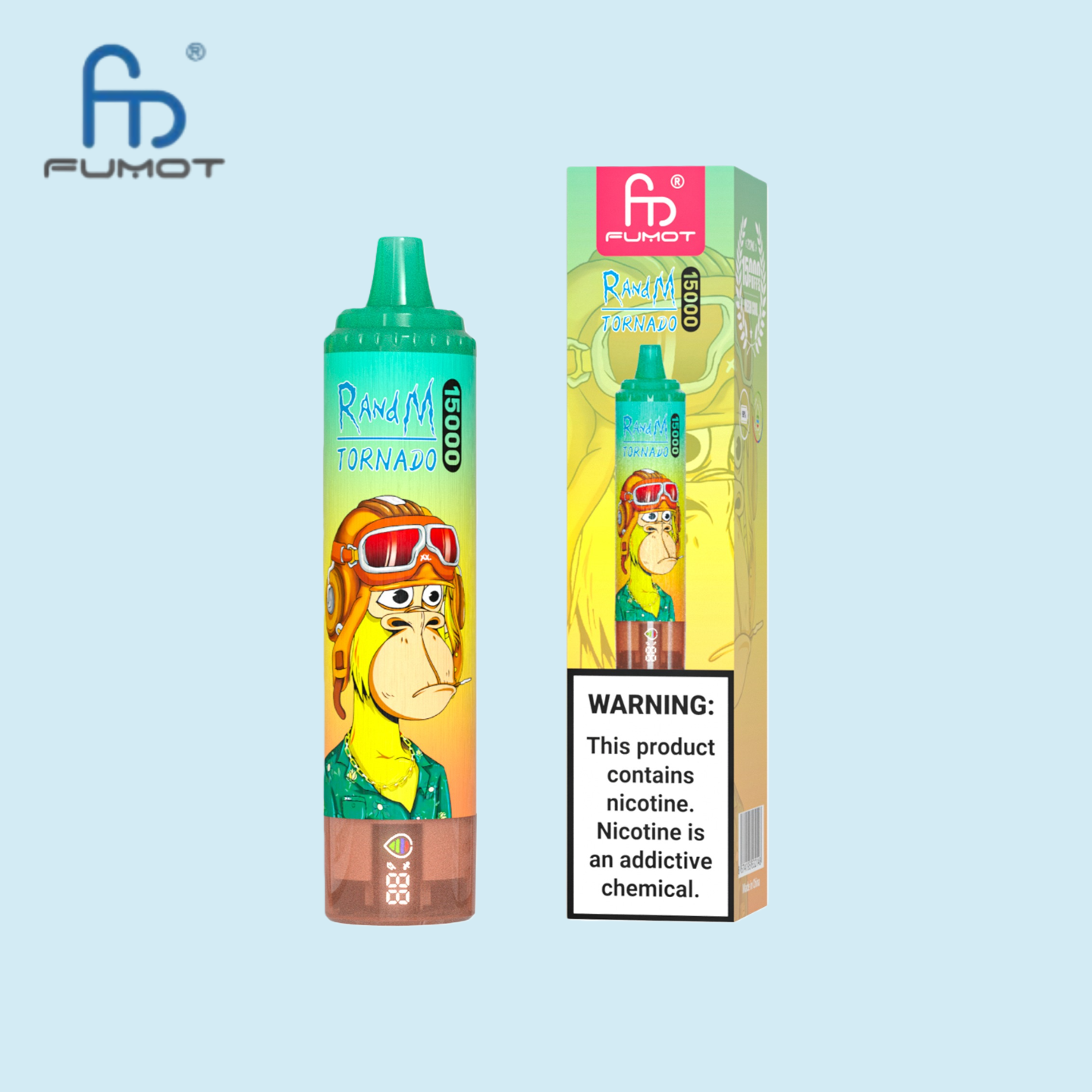 RandM Tornado 15000 Züge Pineapple Ice