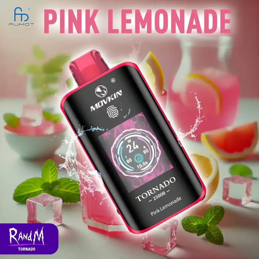 25000 Züge Pink Lemonade Geschmack