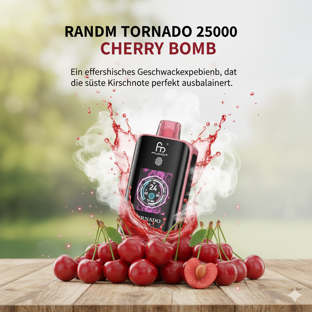 RandM Tornado 25000 Cherry Bomb