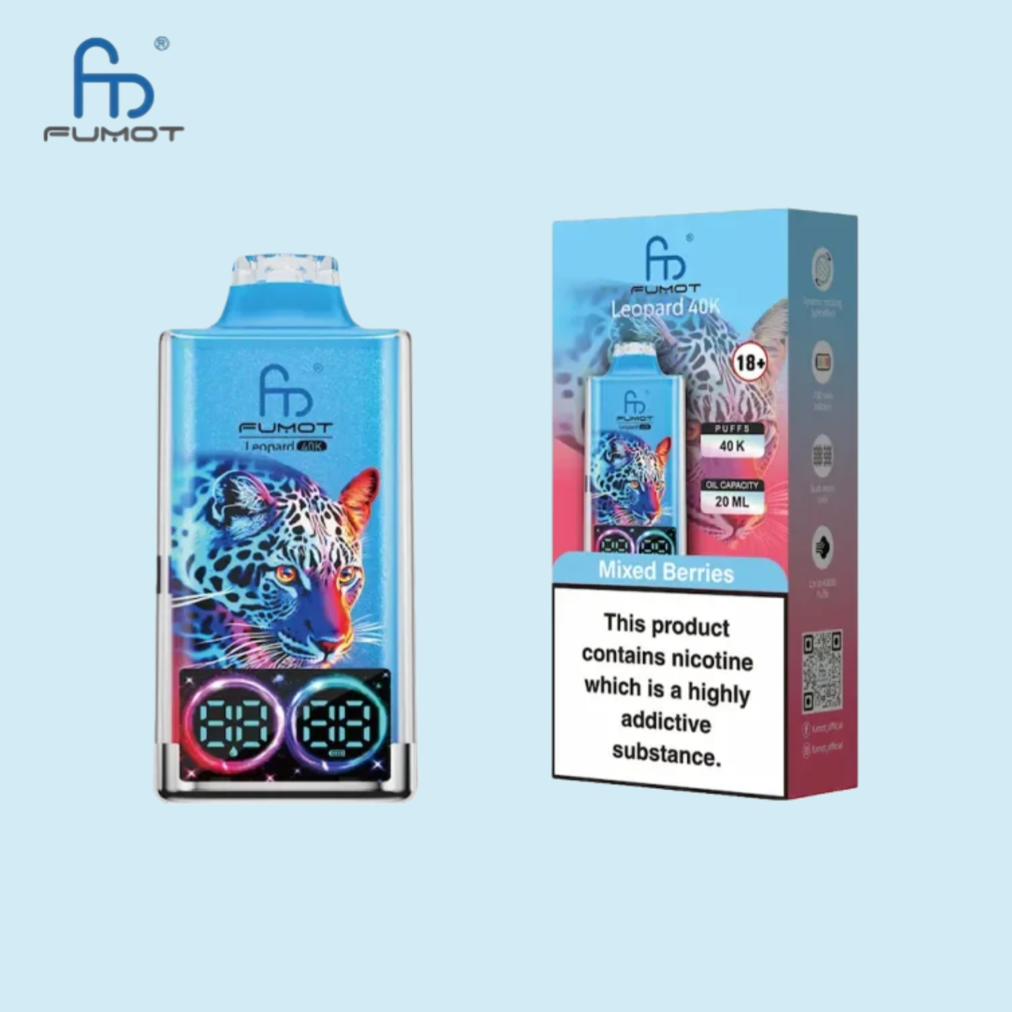 RandM Tornado 40000 Puffs Mixed Berries