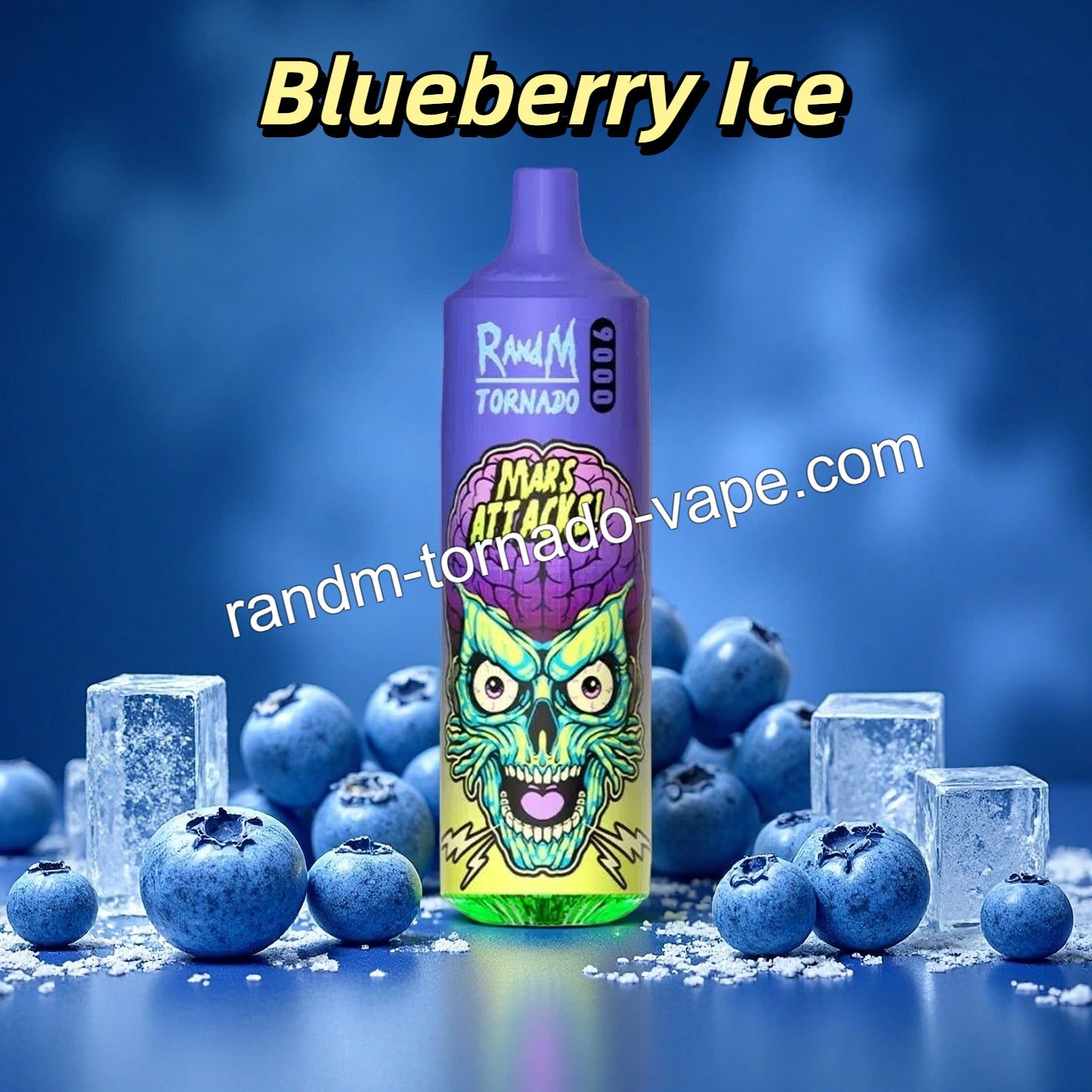RandM Tornado 9000 9K Puffs Blueberry Ice