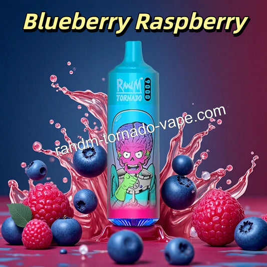 RandM Tornado 9000 Puffs Blueberry Raspberry Vape 