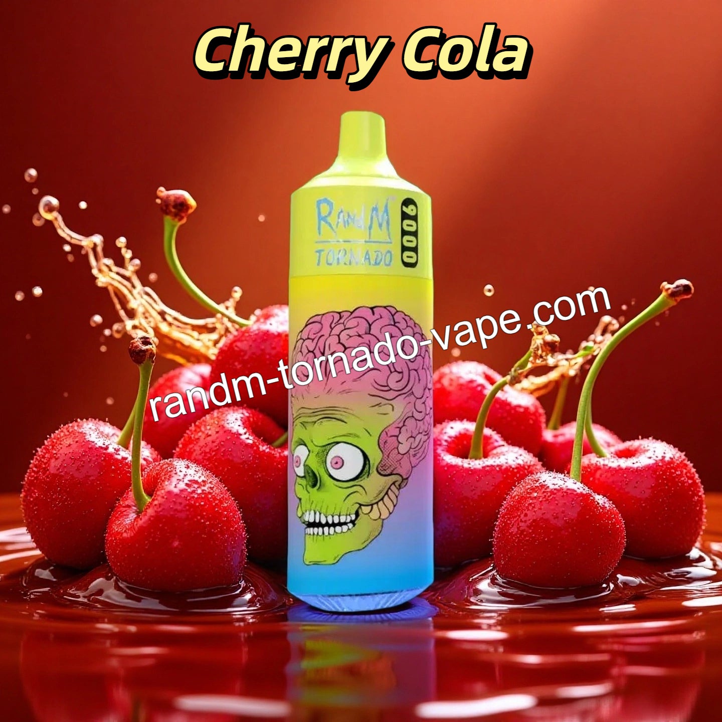 RandM Tornado 9000 puffs Cherry Cola