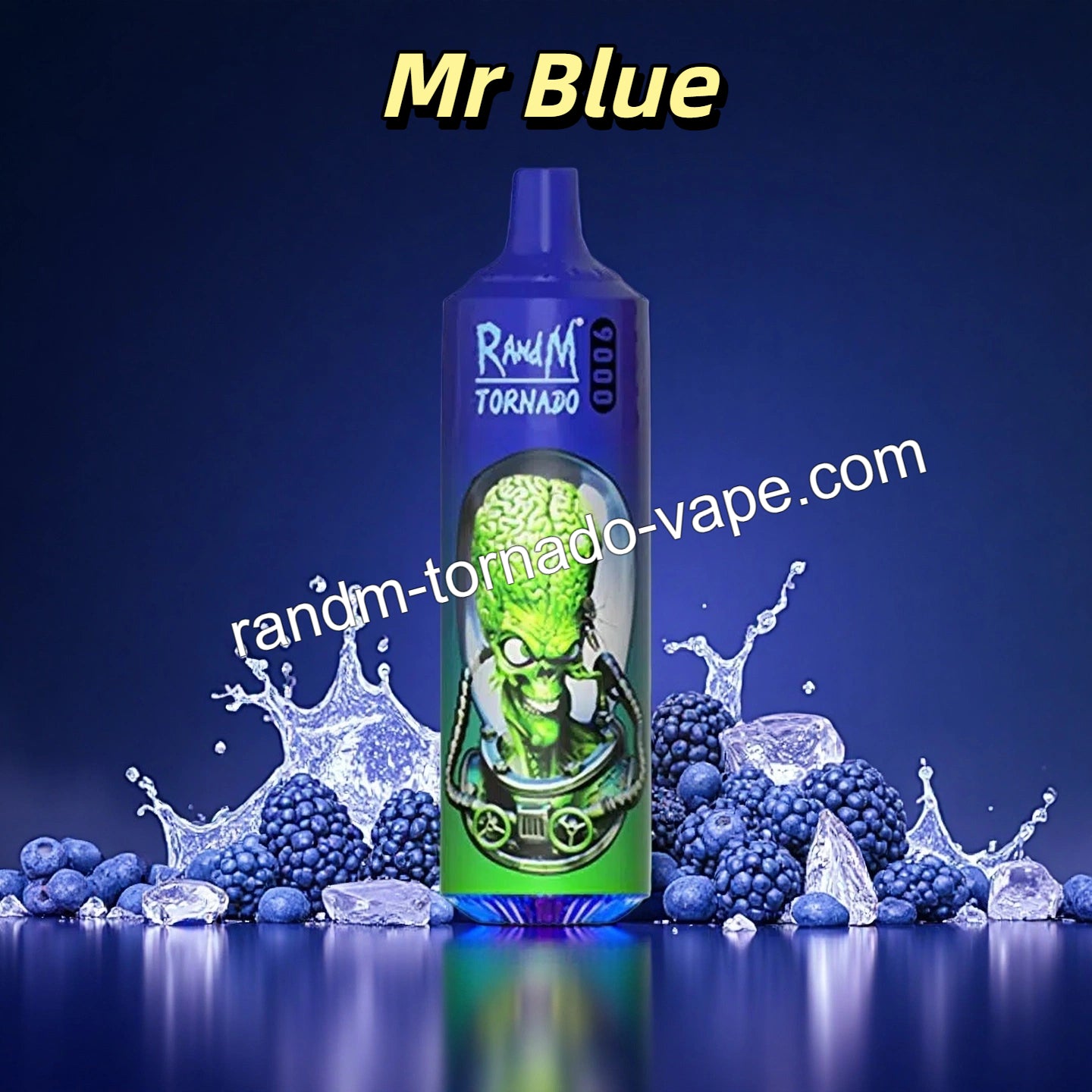 RandM Tornado 9000 Puffs Mr Blue