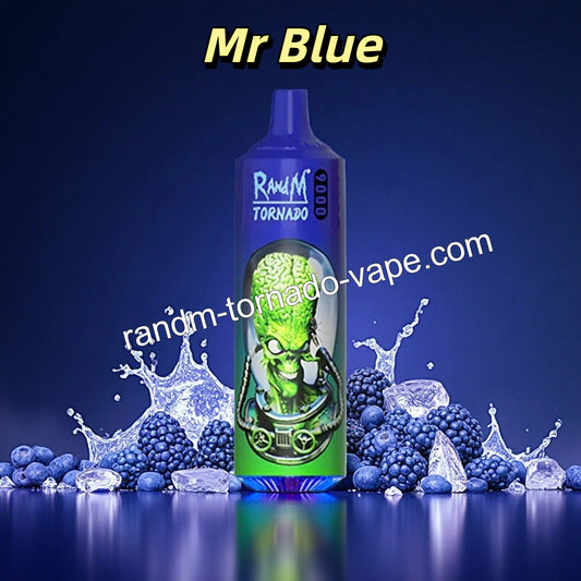 RandM Tornado 9000 Puffs Mr Blue