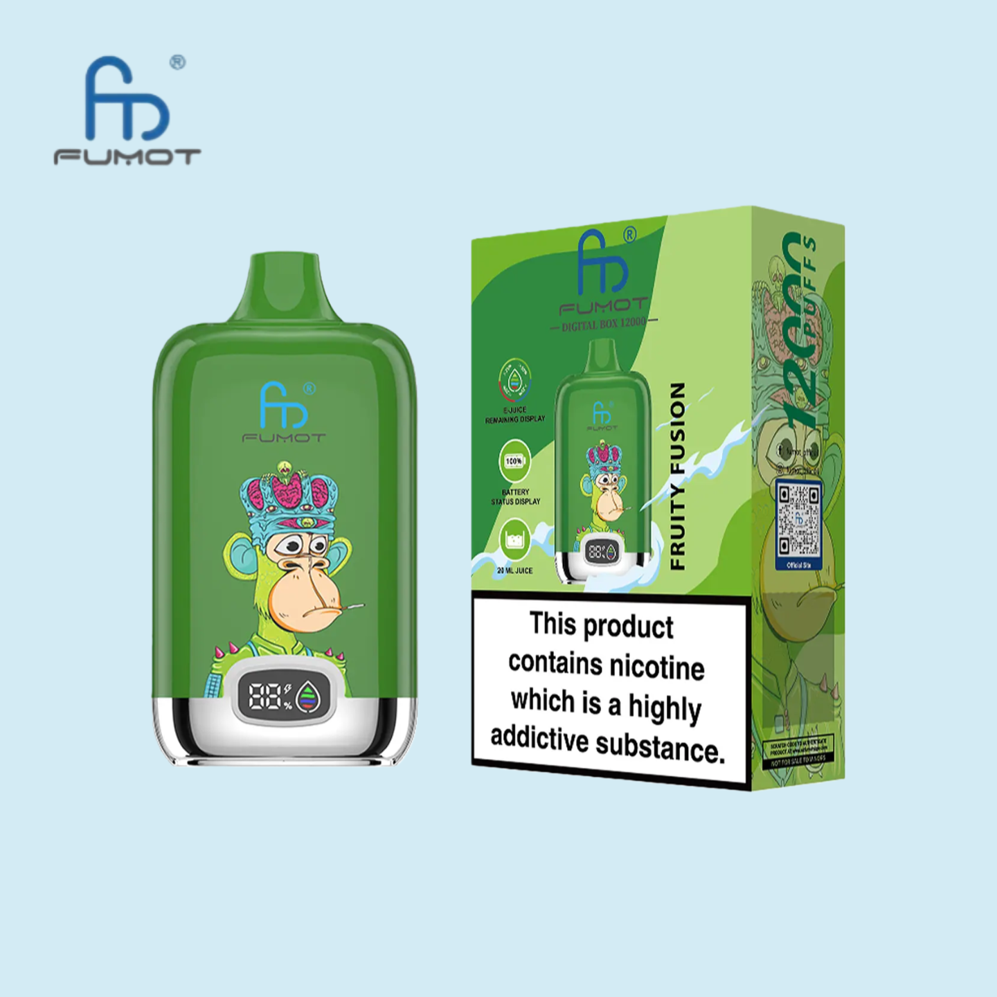 RandM Digital Box 12000 Züge Fruity Fusion