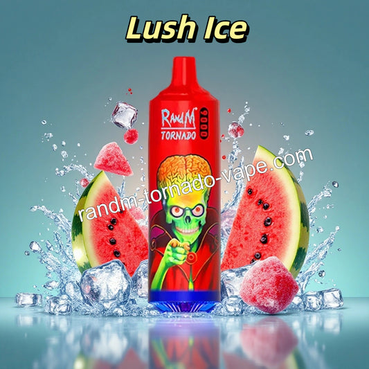 Lush Ice RandM Tornado 9000 Puffs Vape